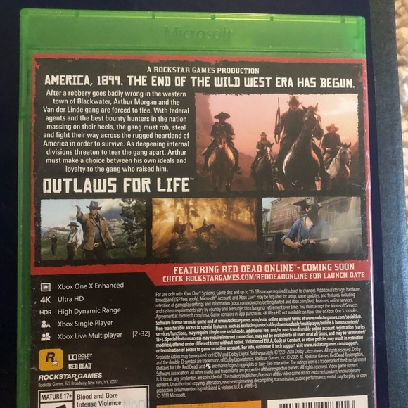 XBox 1 Rockstar Red Dead Redemption II - Picture 2 of 2